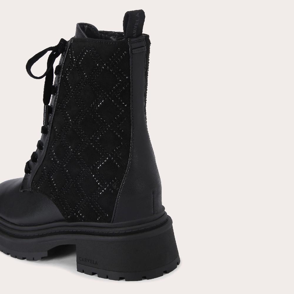 Carvela SHOW STOMPER Black Diamond Crystal Boot By CARVELA