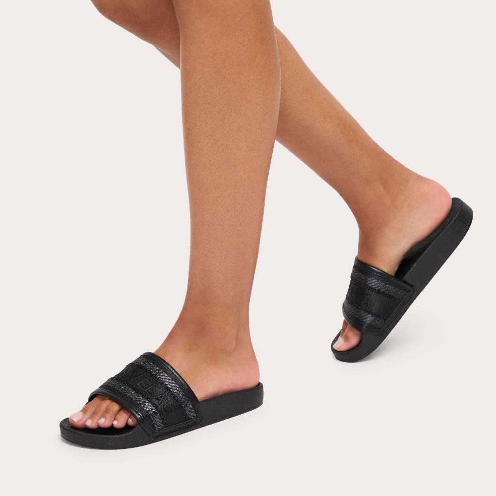 Carvela SICILY SLIDER Black Slip On Sandal By CARVELA
