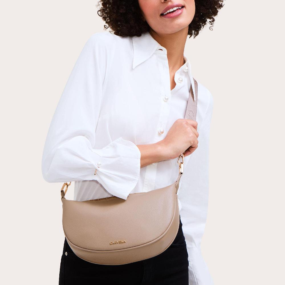 Carvela SOPHIA SLING BAG Taupe Sling Bag By CARVELA
