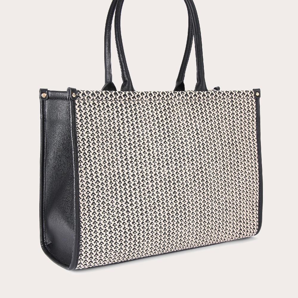 Carvela SORRENTO CHUCK IN TOTE Raffia Woven Tote Bag By CARVELA