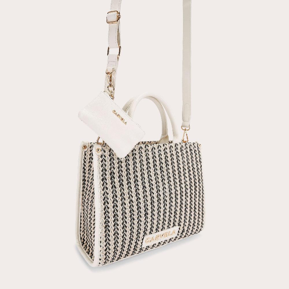Carvela SORRENTO MIDI TOTE Woven Midi Tote Bag By CARVELA