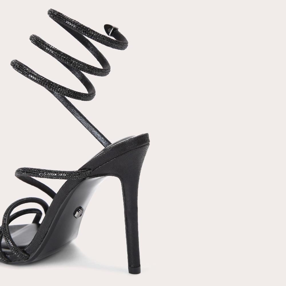 Carvela SPIRAL 105 Black Crystal High Heels By CARVELA