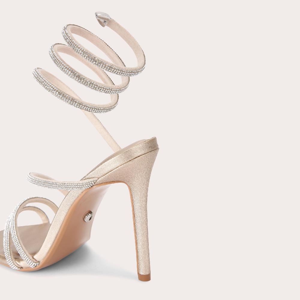 Carvela SPIRAL 105 Champagne Spiral Heel By CARVELA