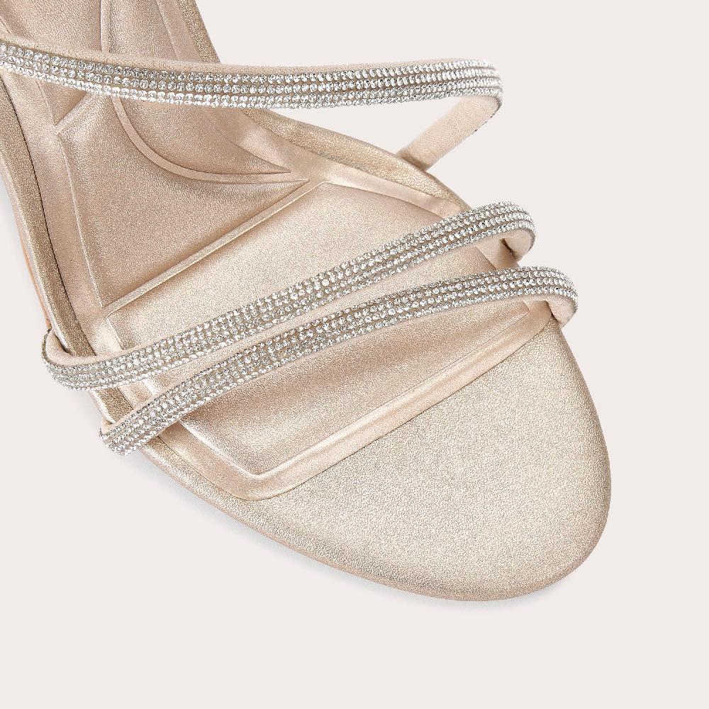 Carvela SPIRAL 105 Champagne Spiral Heel By CARVELA