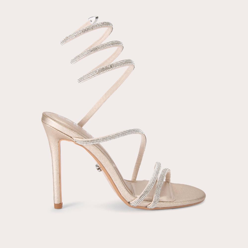 carvela SPIRAL 105 Champagne Spiral Heel by CARVELA