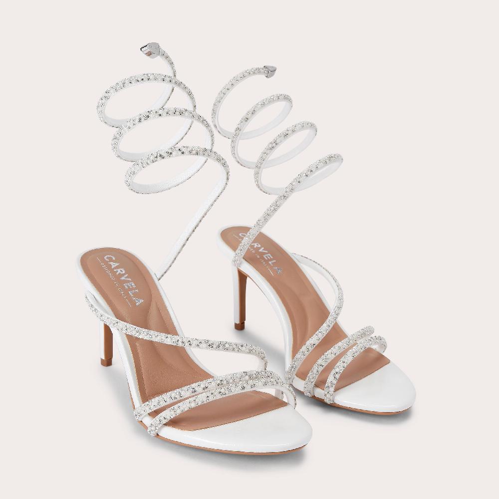 Carvela SPIRAL 80 Crystal Embellished Spiral Heel By CARVELA