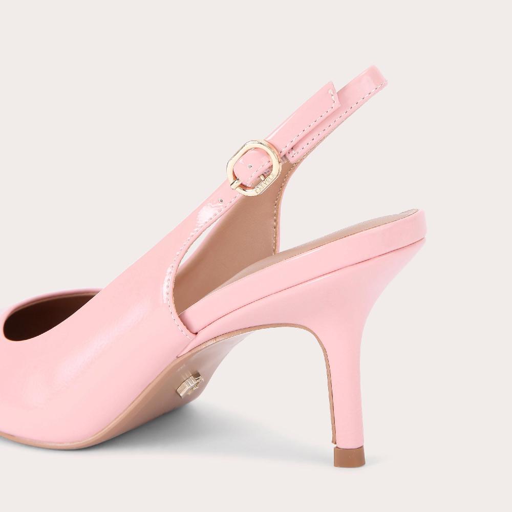 Carvela SPIRIT SLING Beige Patent Court Slingback Heel By CARVELA