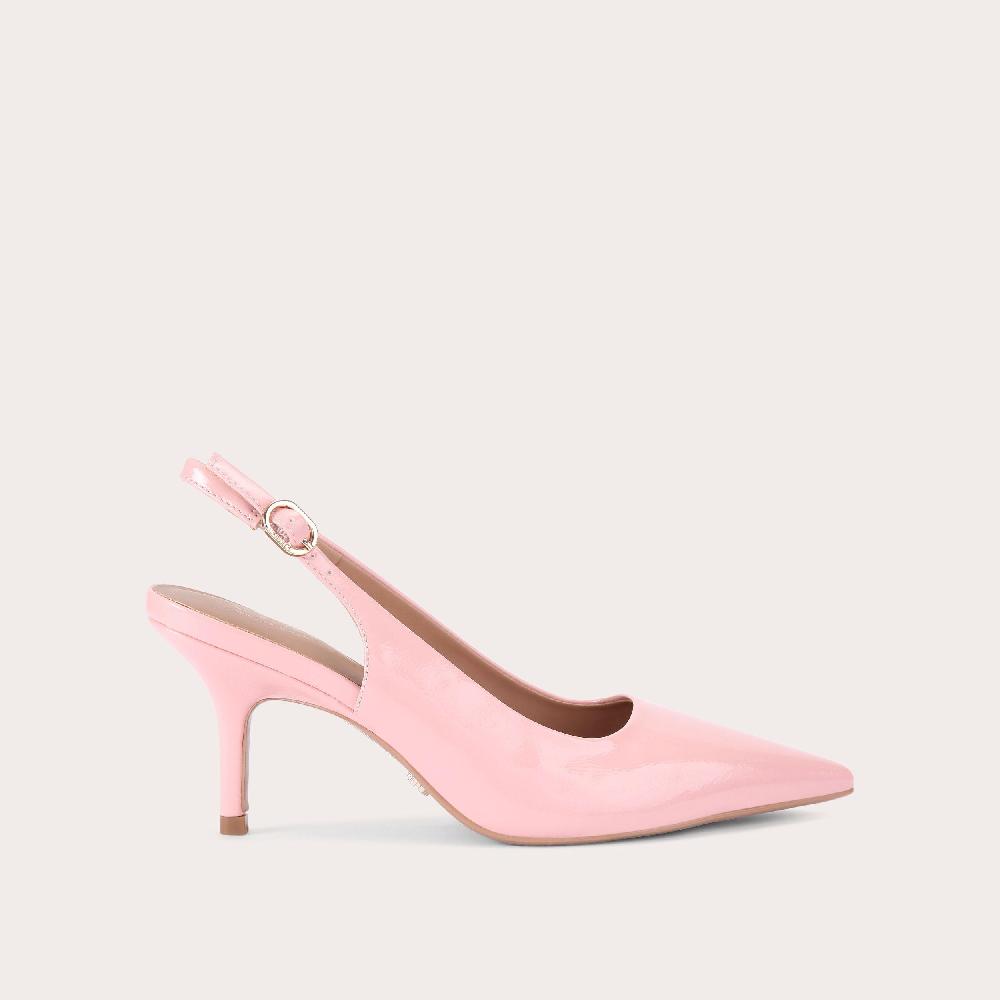 carvela SPIRIT SLING Beige Patent Court Slingback Heel by CARVELA