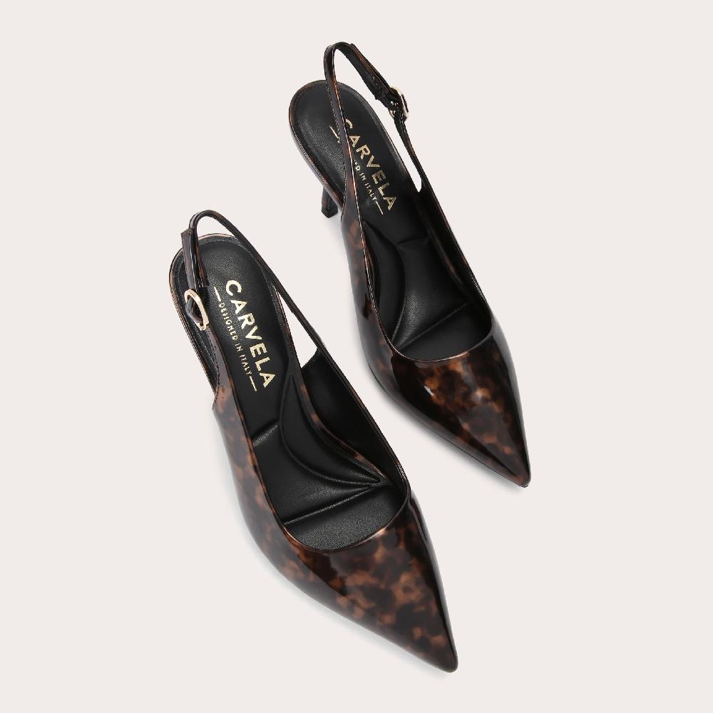 Carvela SPIRIT SLING Tortoiseshell Slingback Heel By CARVELA
