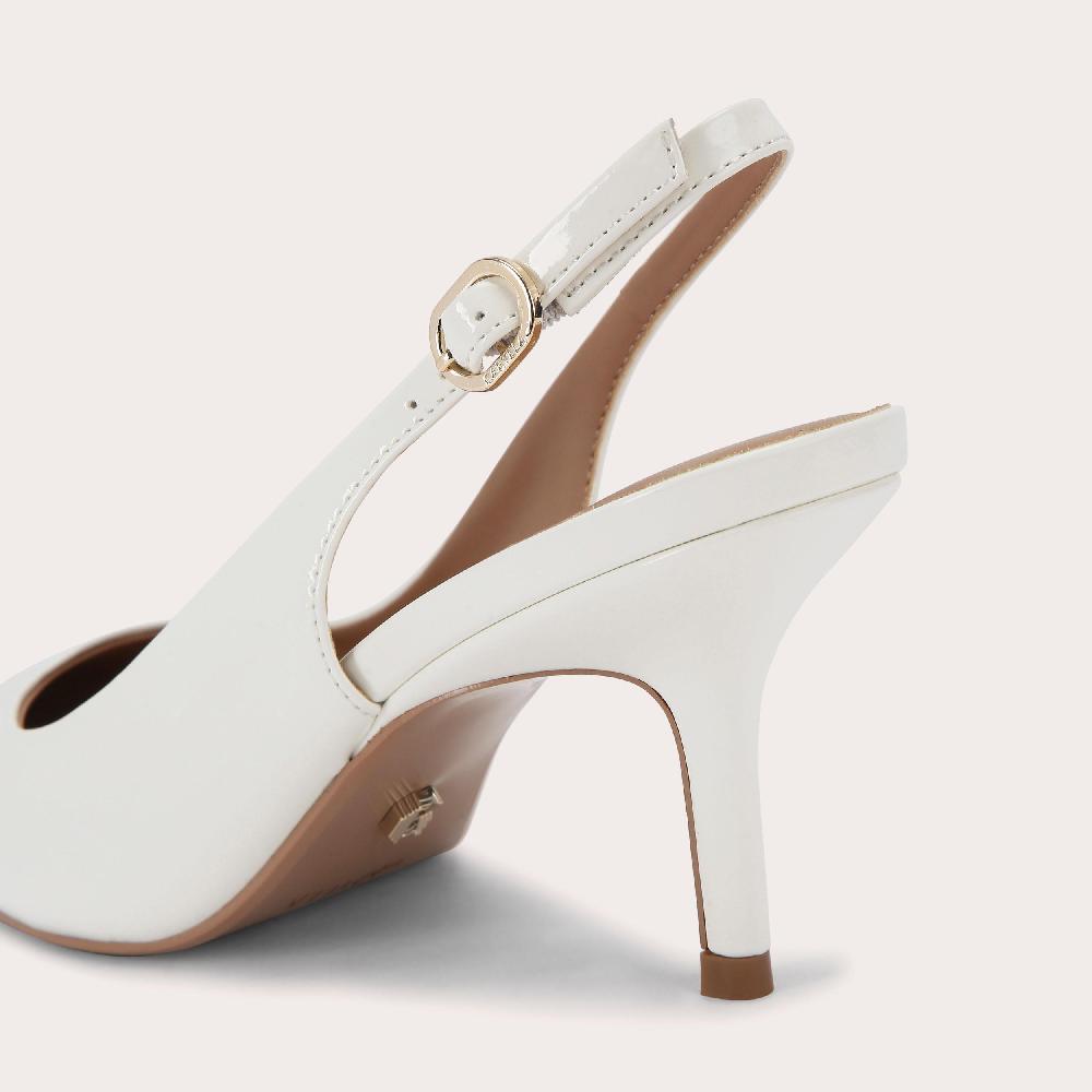 Carvela SPIRIT SLING White Slingback Heel By CARVELA