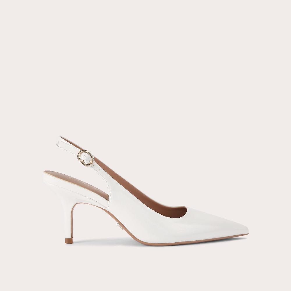 carvela SPIRIT SLING White Slingback Heel by CARVELA