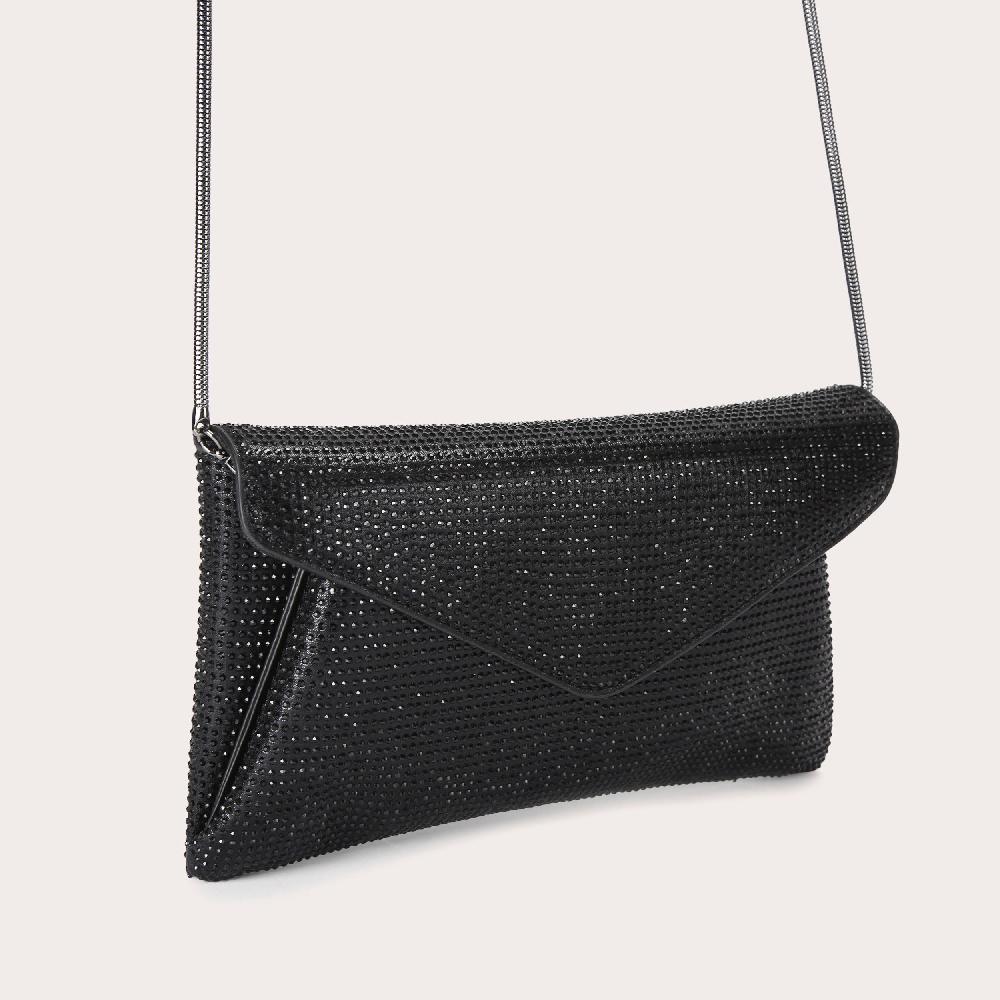 Carvela STARGAZE CLUTCH Black Crystal Clutch Bag By CARVELA