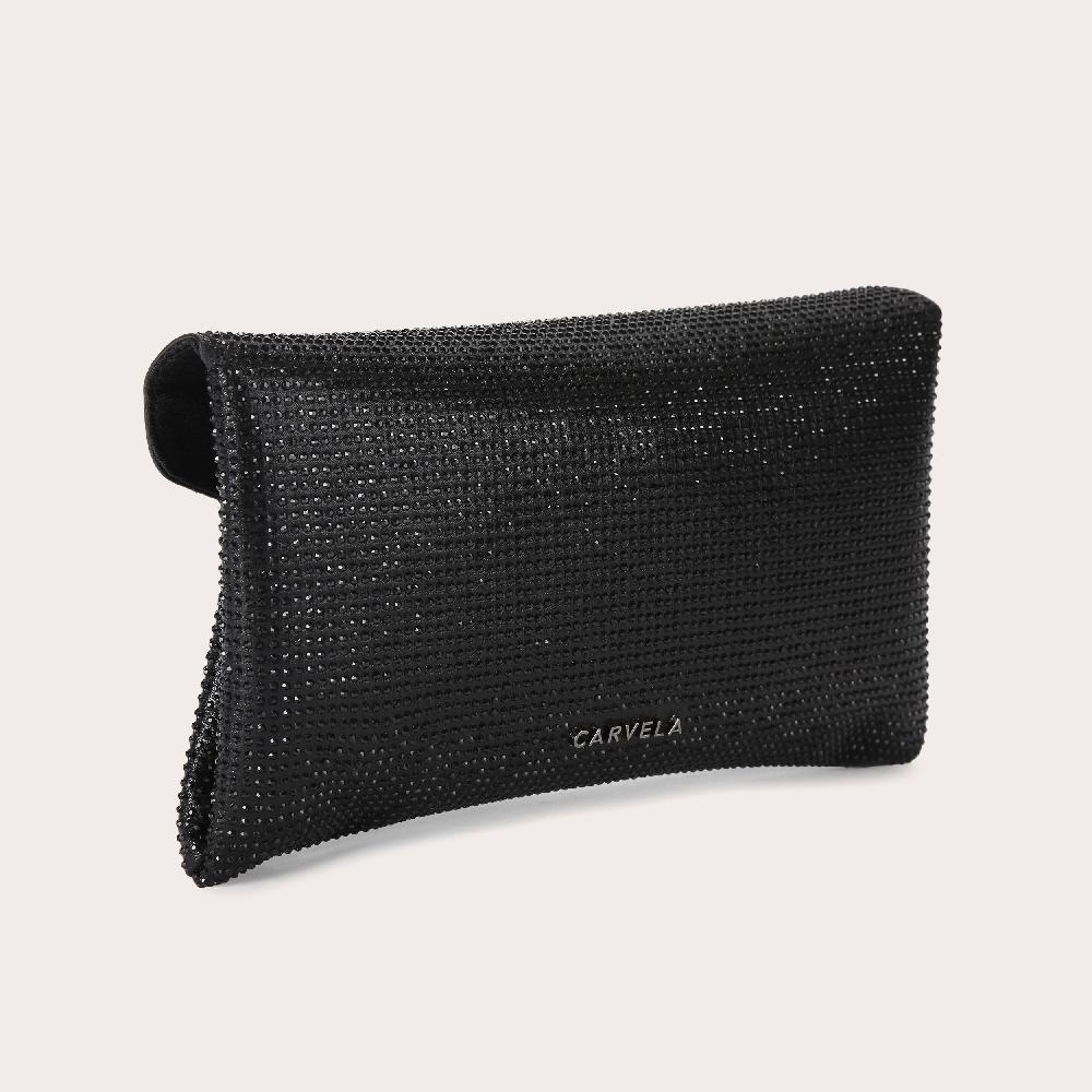 Carvela STARGAZE CLUTCH Black Crystal Clutch Bag By CARVELA
