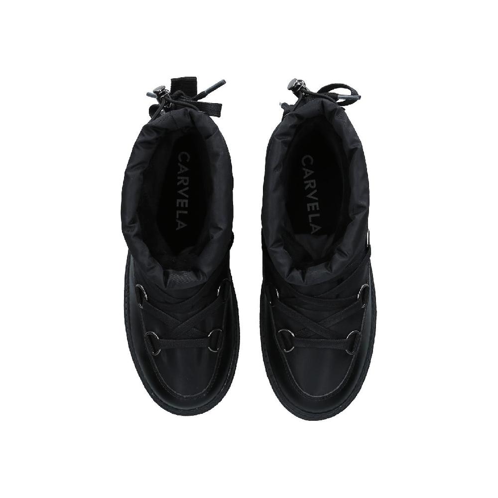 Carvela STORM WATERPROOF BOOT Black Nylon Ankle Boot By CARVELA COMFORT
