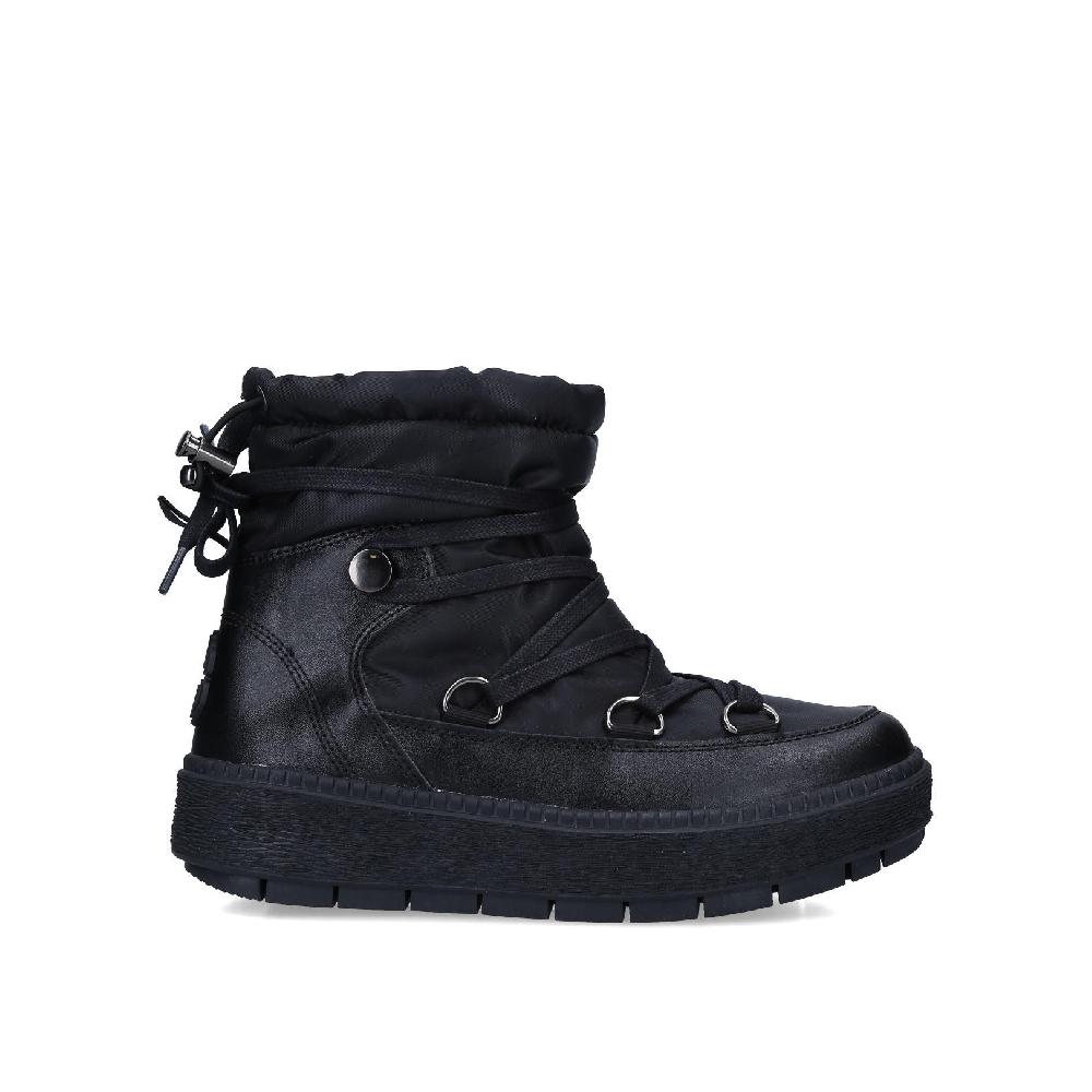 carvela STORM WATERPROOF BOOT Black Nylon Ankle Boot by CARVELA COMFORT