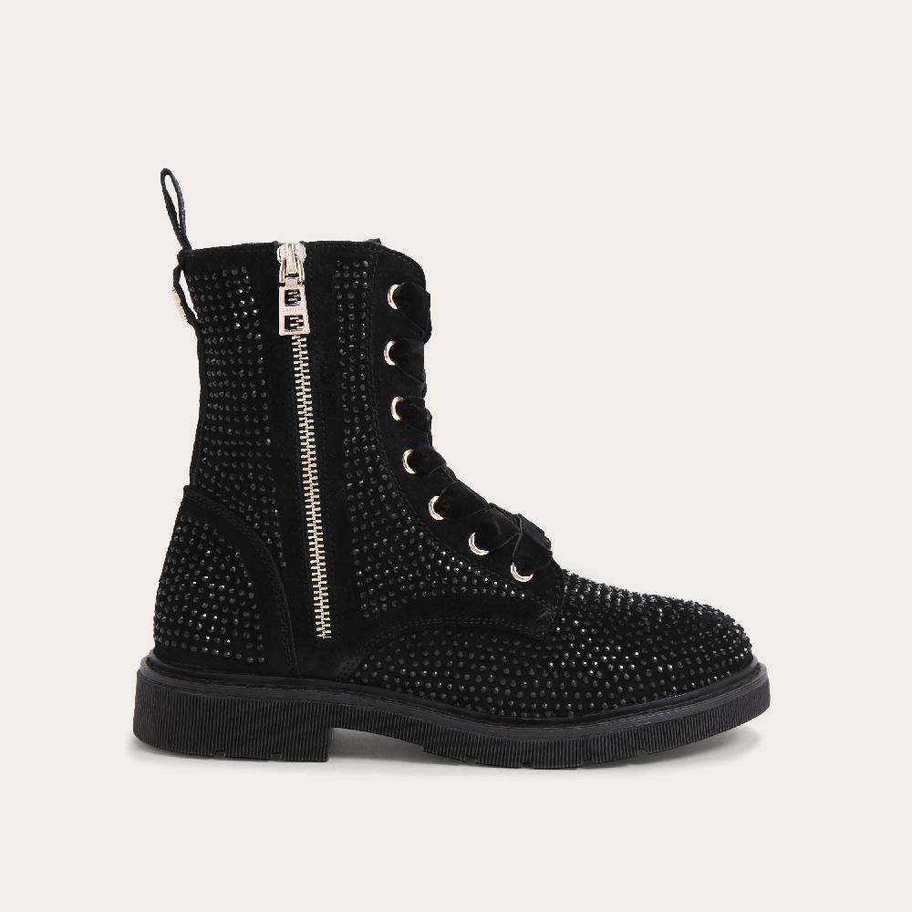 carvela STRATEGY JEWEL Black Embellished Ankle Boots by CARVELA