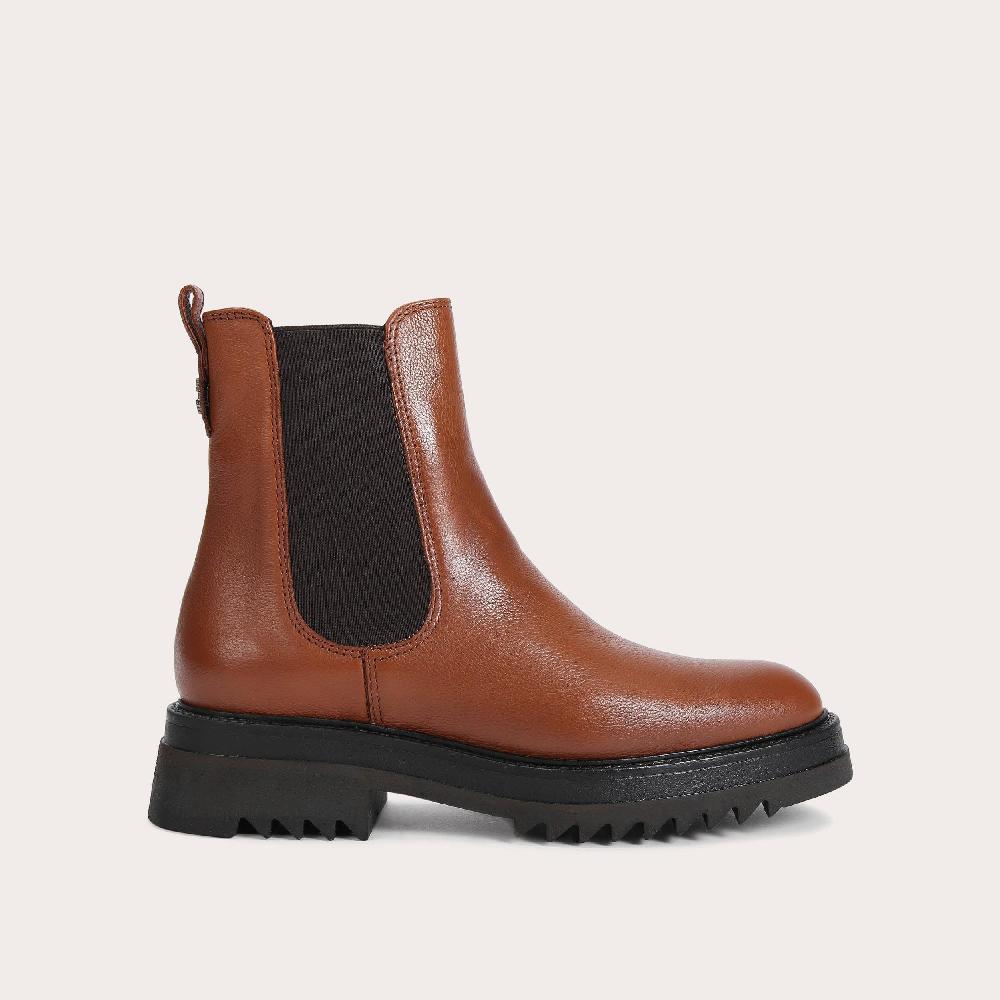 carvela STRONG Brown Leather Chelsea Ankle Boot by CARVELA