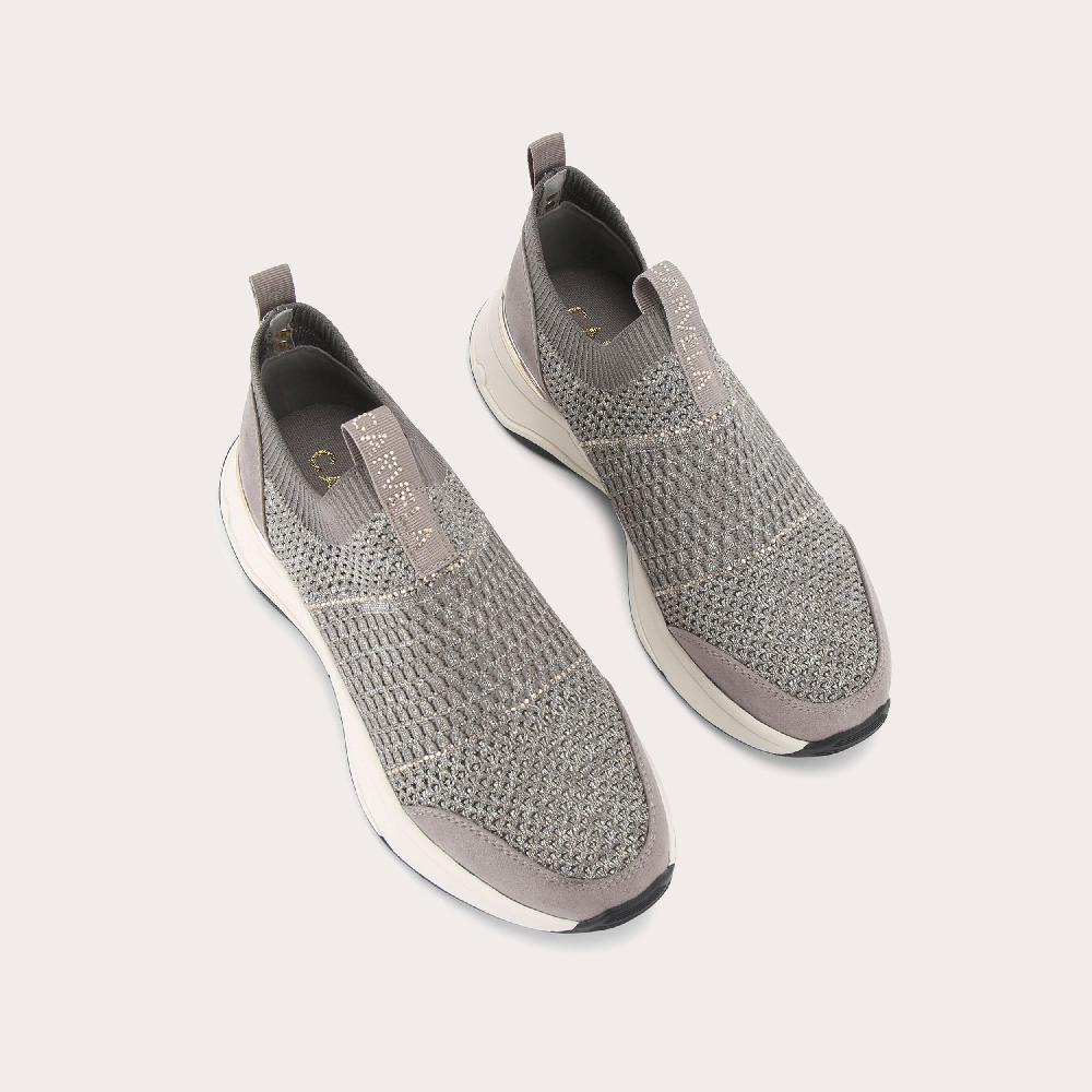 Carvela SWIFT KNIT RUNNER Taupe Swift Runner By CARVELA