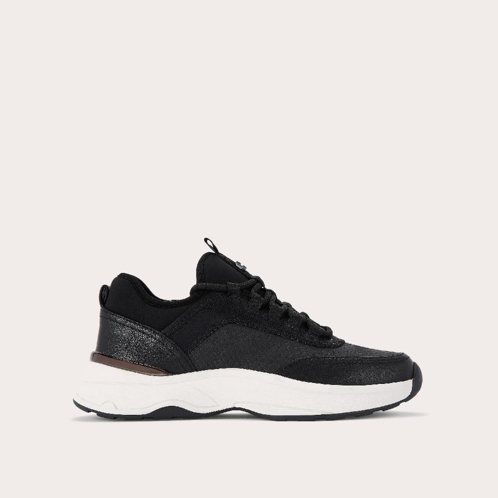 carvela SWIFT RUNNER Black Lace Up Trainer by CARVELA