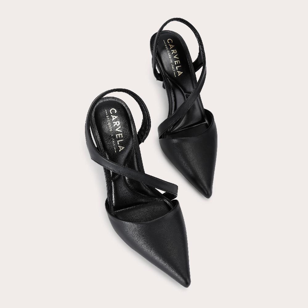 Carvela SYMMETRY COURT Black Pointed Heel By CARVELA