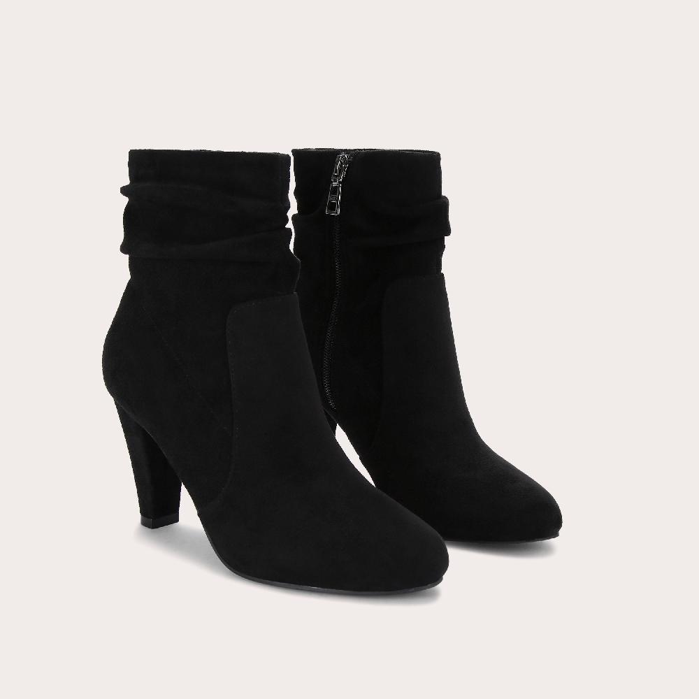 Carvela TAMPA ANKLE Black Microsuede Ankle Boot By CARVELA