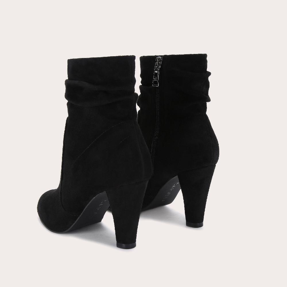 Carvela TAMPA ANKLE Black Microsuede Ankle Boot By CARVELA