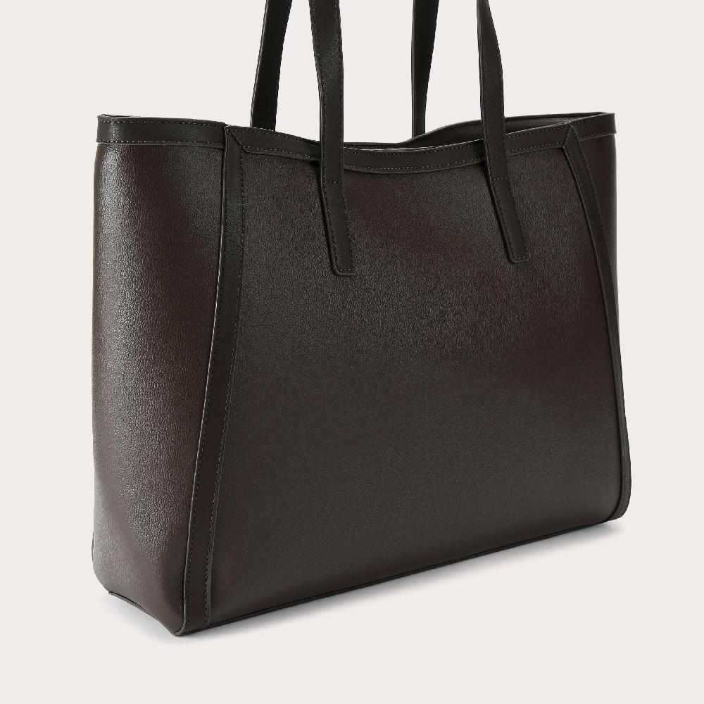 Carvela TASSEL WINGED TOTE Brown Microsuede Tote Bag By CARVELA