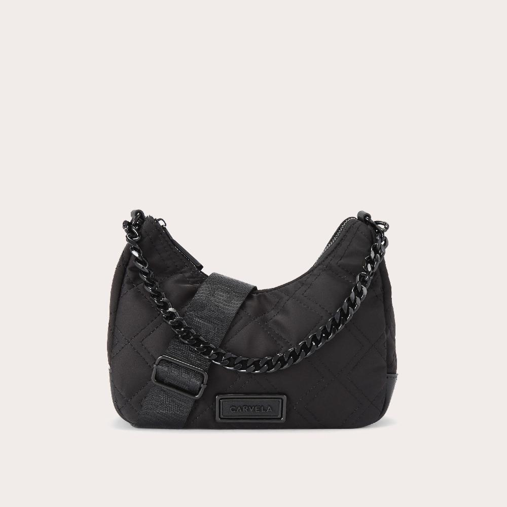 carvela TAYLOR CROSSBODY Black Nylon Cross Body Bag by CARVELA