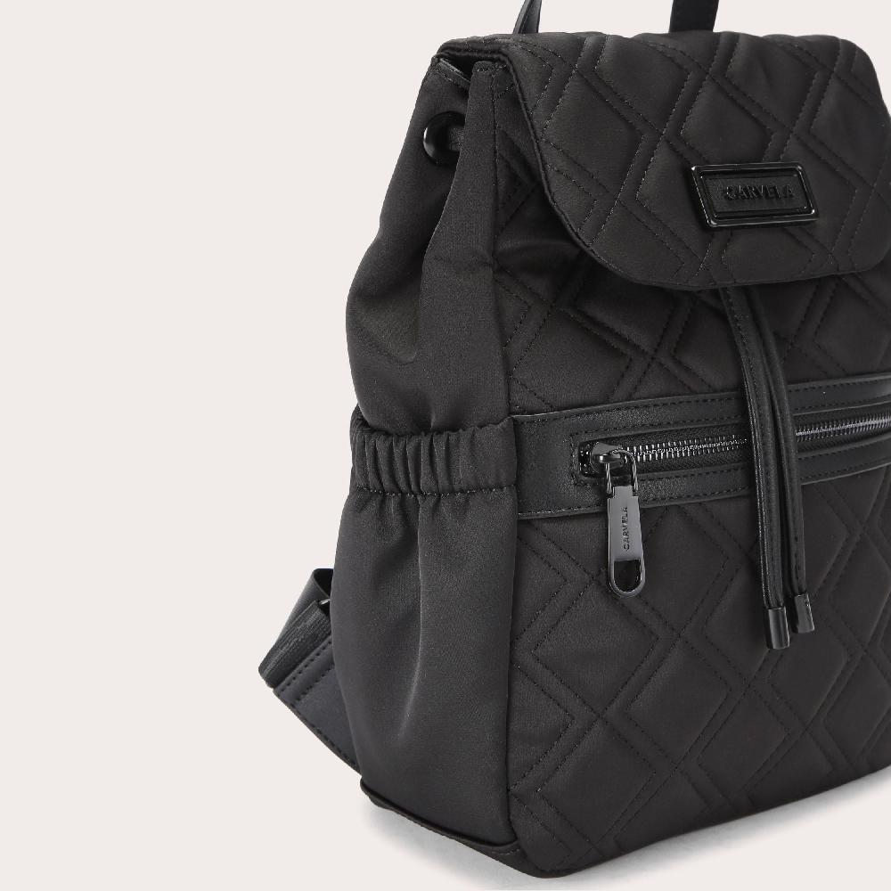 Carvela TAYLOR MIDI BACKPACK Black Nylon Backpack By CARVELA