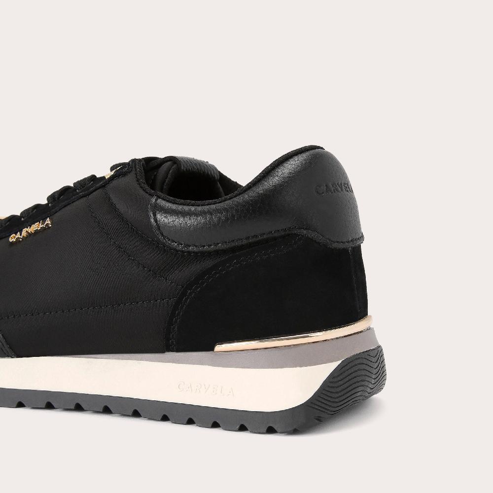 Carvela TRACK STAR Black Nylon Lace Up Trainer By CARVELA