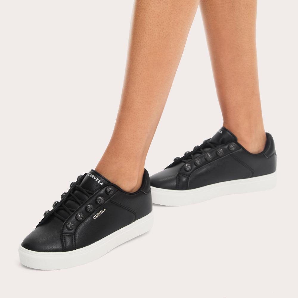 Carvela TRIUMPH SNEAKER Black Synthetic Triumph By CARVELA