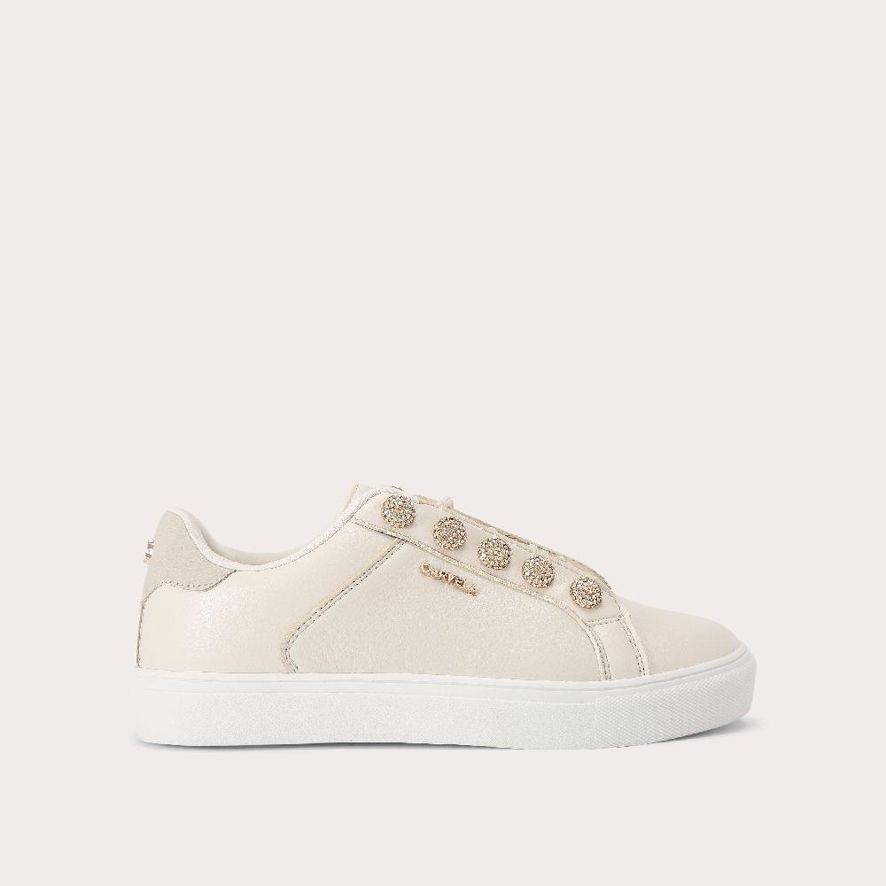 carvela TRIUMPH SNEAKER Blush Crystal Lace Up Trainer by CARVELA