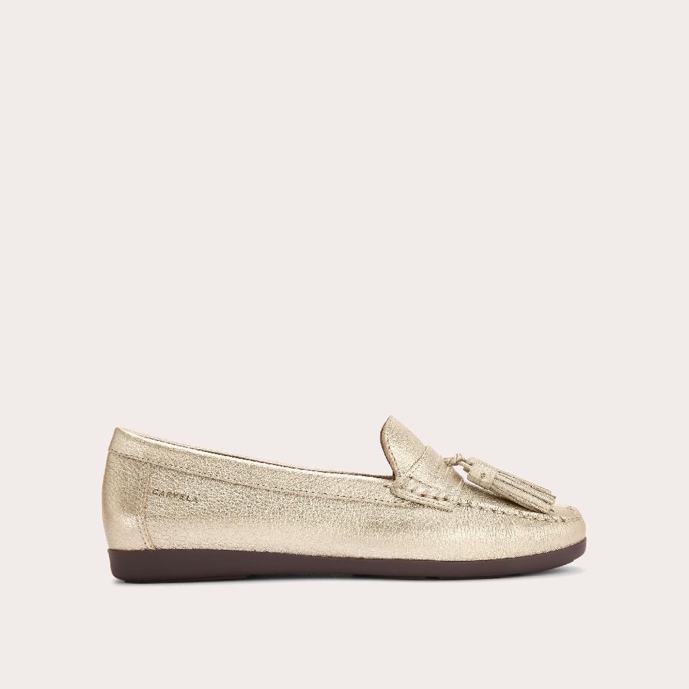 carvela TUSCANY Gold Leather Slip On Shoe by CARVELA COMFORT
