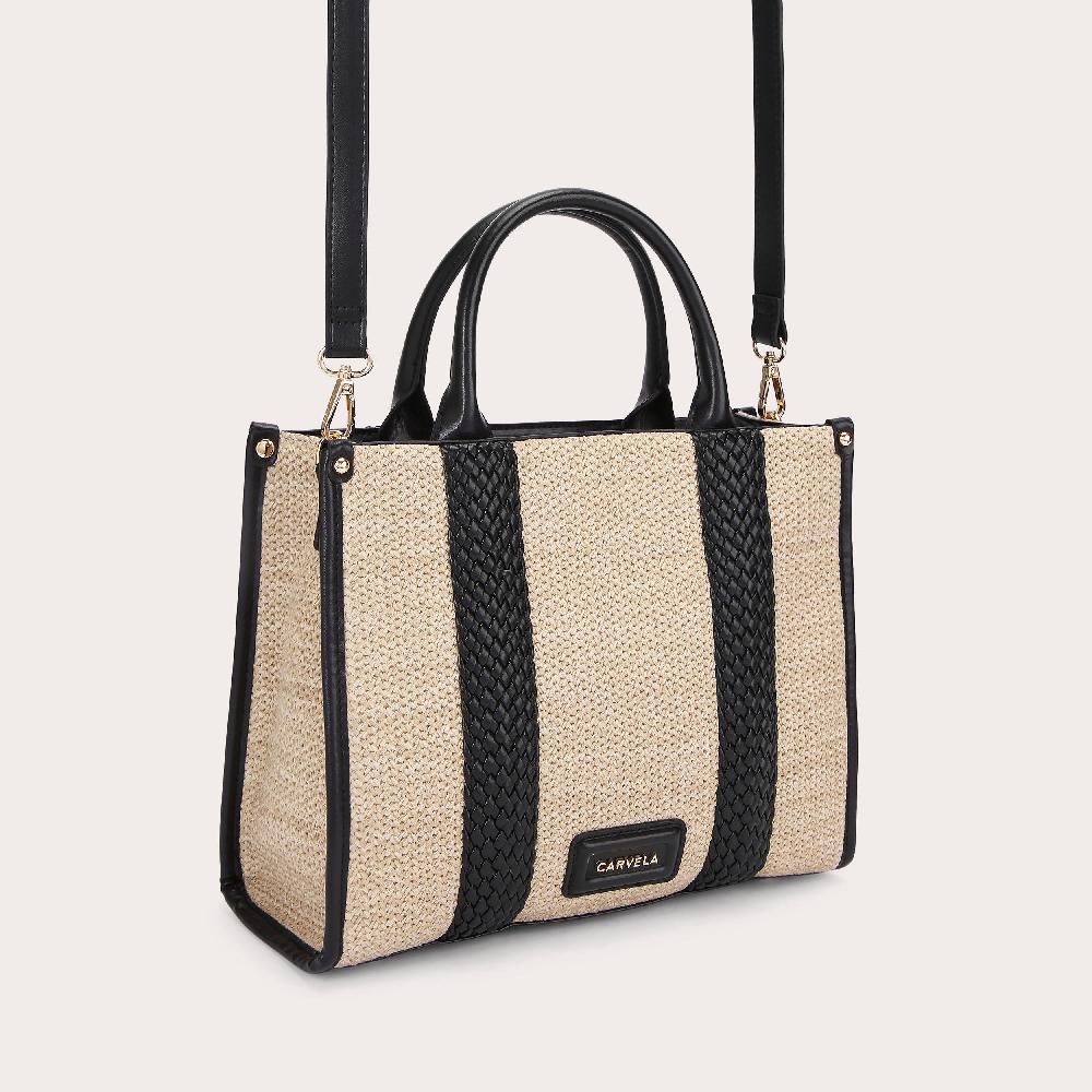 Carvela TWISTED RAFFIA MIDI Midi Tote Bag By CARVELA