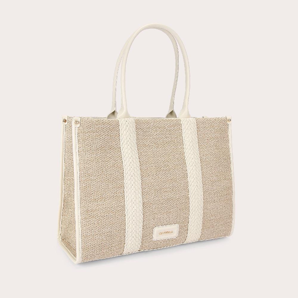 Carvela TWISTED RAFFIA TOTE Raffia Large Tote Bag By CARVELA