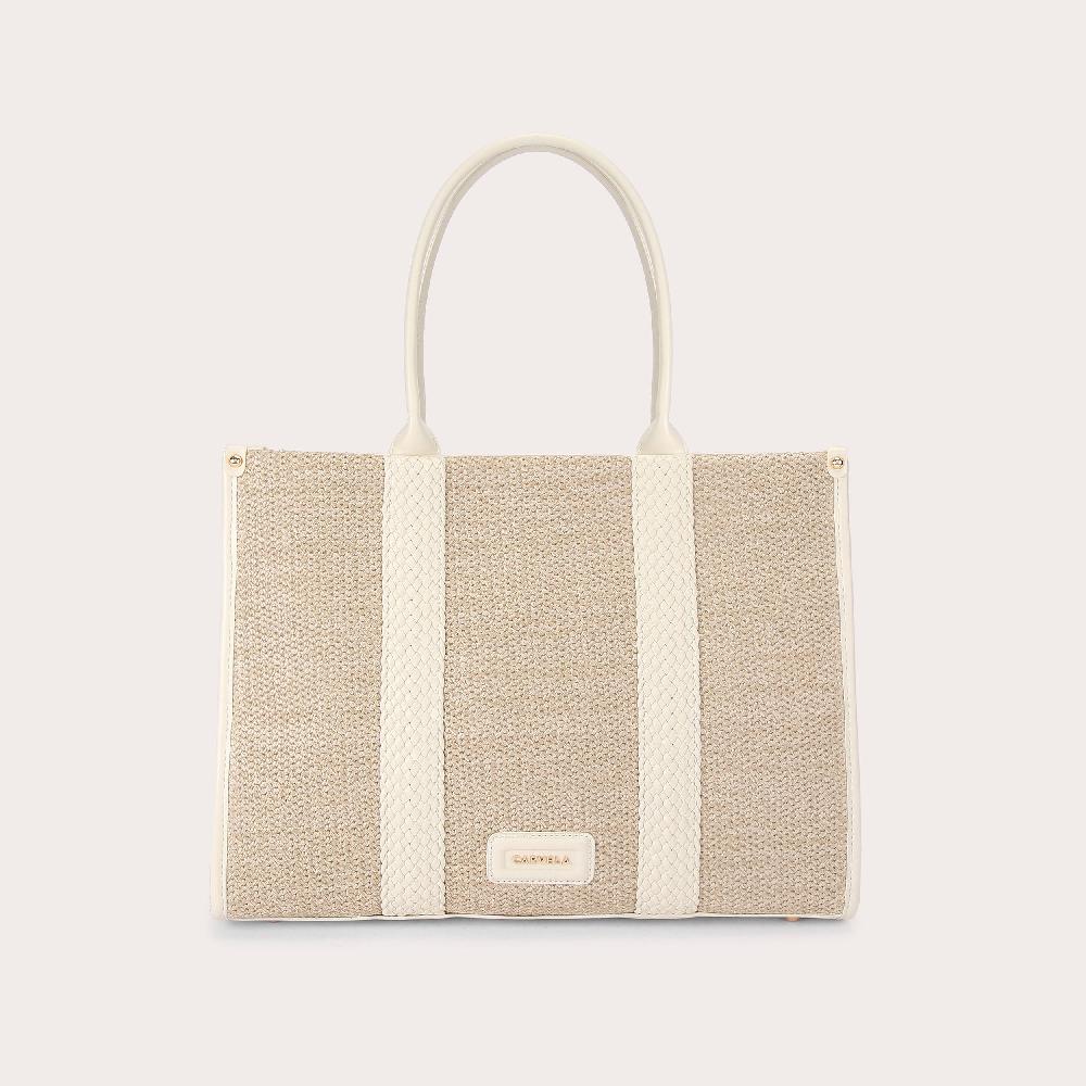 carvela TWISTED RAFFIA TOTE Raffia Large Tote Bag by CARVELA