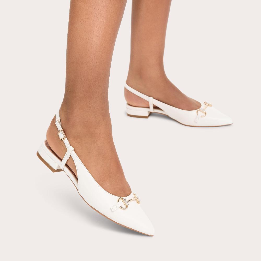 Carvela VALENTINA LOAFER Bone Slingback Loafer By CARVELA