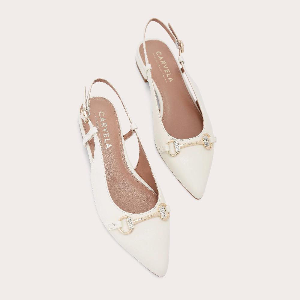 Carvela VALENTINA LOAFER Bone Slingback Loafer By CARVELA