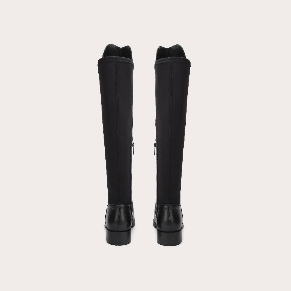 Carvela VANESSA 2 Black Leather High Leg Boots By CARVELA COMFORT