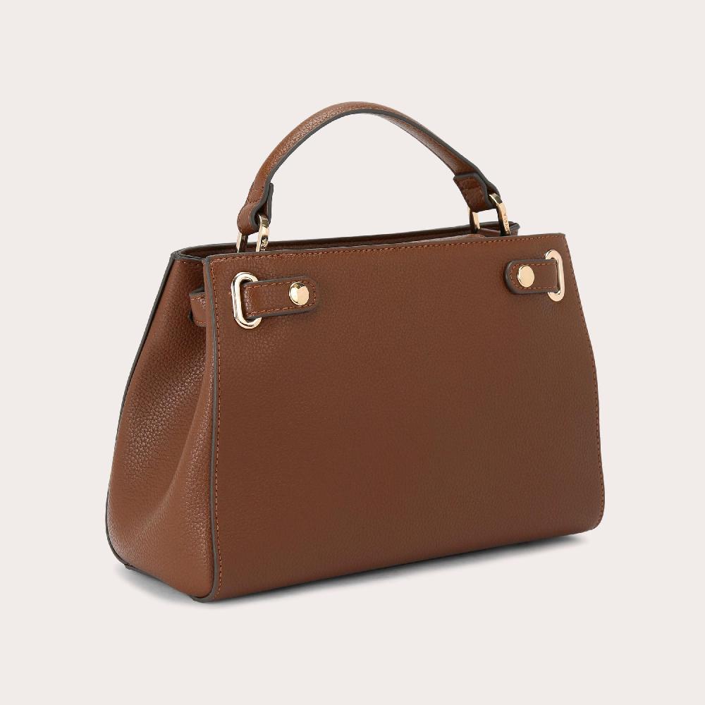 Carvela VIOLET BELTED MIDI Brown Midi Tote Bag By CARVELA