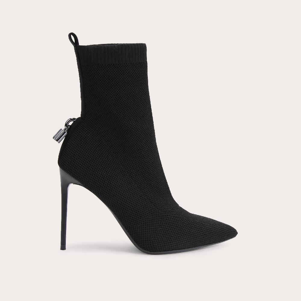 carvela VIXEN ANKLE Black Leather Ankle Boot by CARVELA