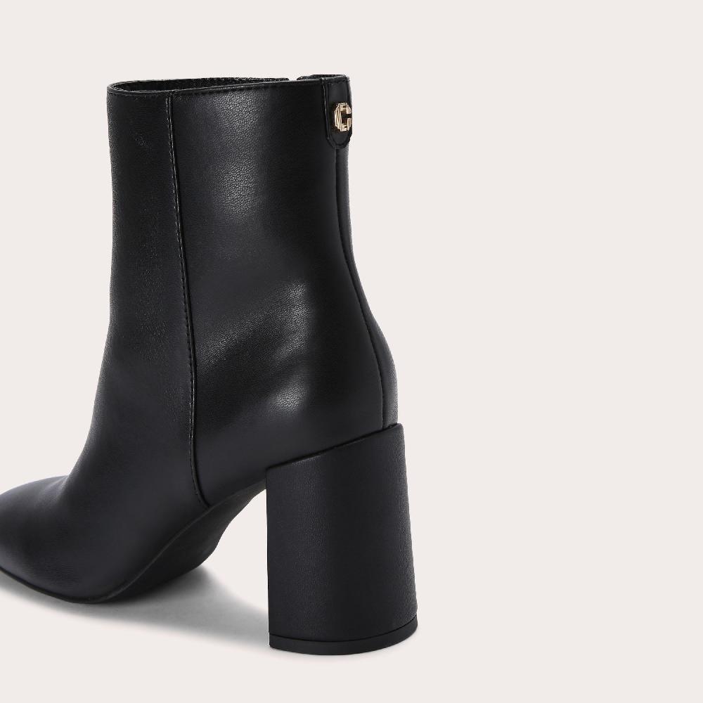 Carvela WILLOW ANKLE Black Block Heel Boot By CARVELA
