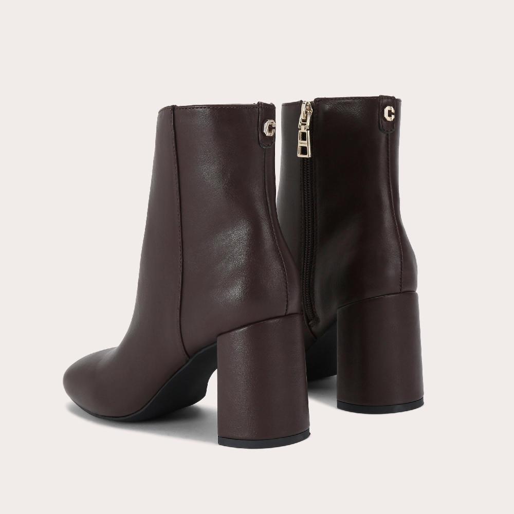 Carvela WILLOW ANKLE Dark Brown Heeled Ankle Boot By CARVELA