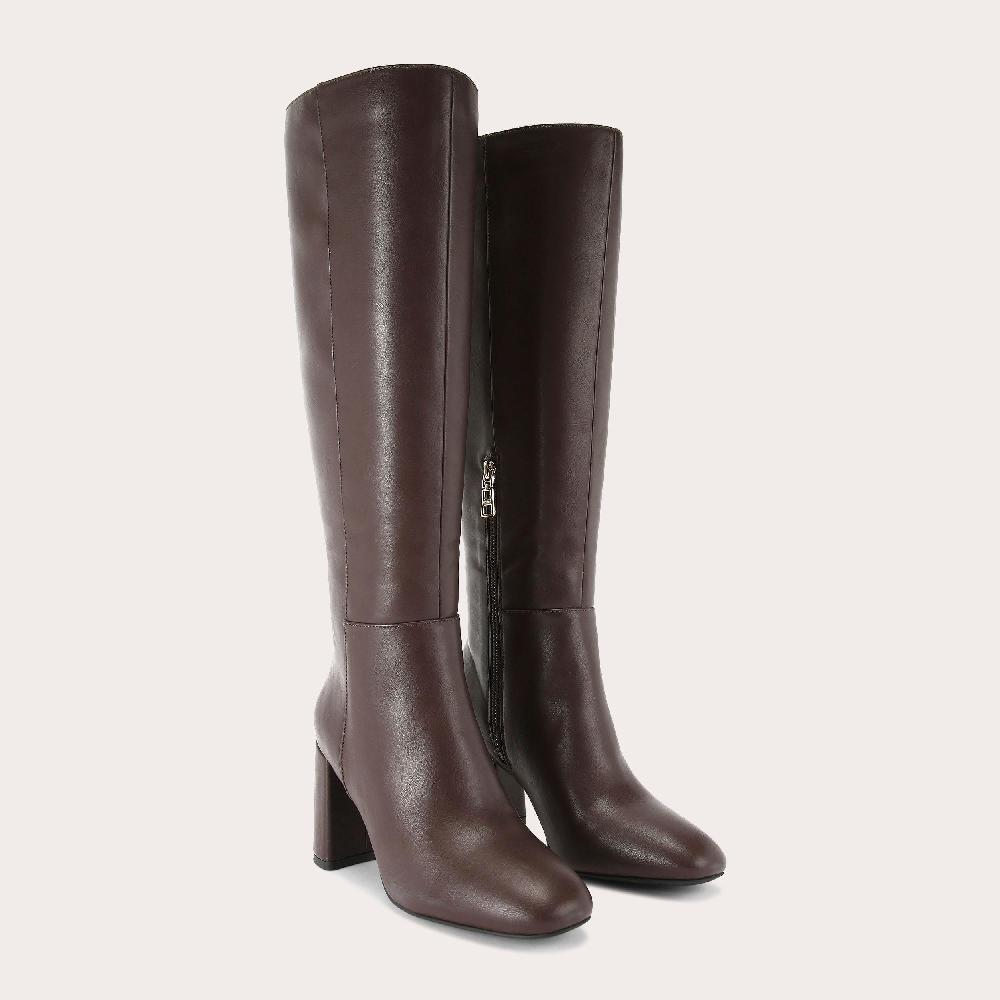 Carvela WILLOW KNEE Dark Brown Knee Boots By CARVELA