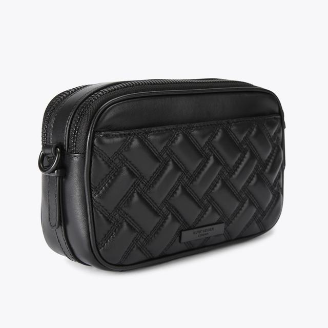 Carvela By Kurt Geiger 2ZIP KENSINGTON CAMERA DR Black Dual Camera Bag By KURT GEIGER LONDON