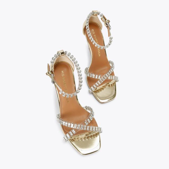 Carvela By Kurt Geiger AFFECT Crystal Vinyl Heels By KG KURT GEIGER