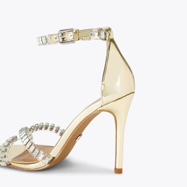 Carvela By Kurt Geiger AFFECT Crystal Vinyl Heels By KG KURT GEIGER