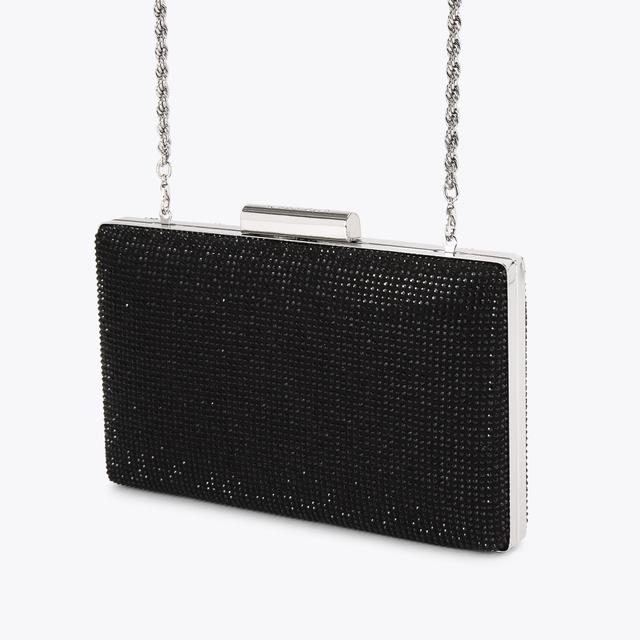 Carvela By Kurt Geiger AINTREE CLUTCH Black Crystal Clutch Bag By CARVELA