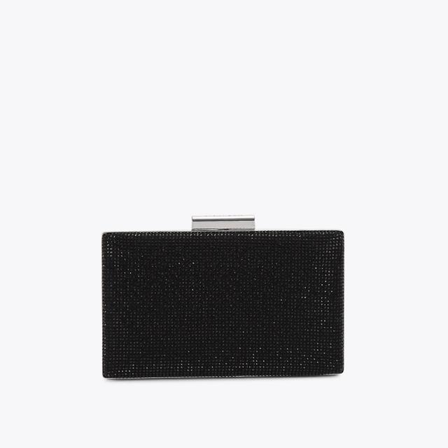 carvela by kurt geiger AINTREE CLUTCH Black Crystal Clutch Bag by CARVELA