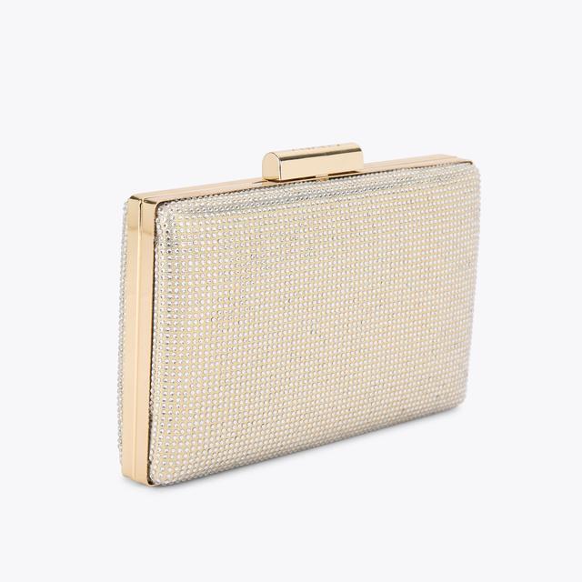 Carvela By Kurt Geiger AINTREE CLUTCH Gold Crystal Clutch Bag By CARVELA
